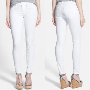 PAIGE Verdugo Ultra Skinny White Jeans (Size 29)